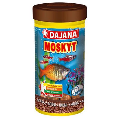 Сухой корм Dajana Pet Moskyt для рыб, рептилий 100 мл 8 г