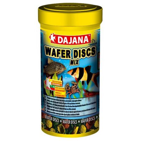 Сухой корм Dajana Pet Wafer Discs Mix для рыб, ракообразных 250 мл 100 г