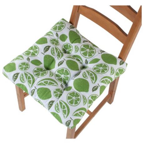 Подушка на стул Guten Morgen Мохито, 40 x 40 см зеленый