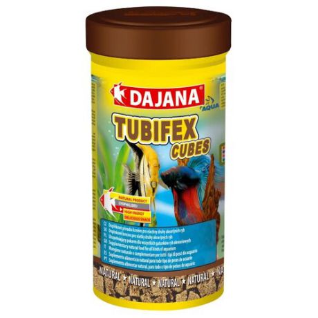 Сухой корм Dajana Pet Tubifex Cubes для рыб 100 мл 10 г