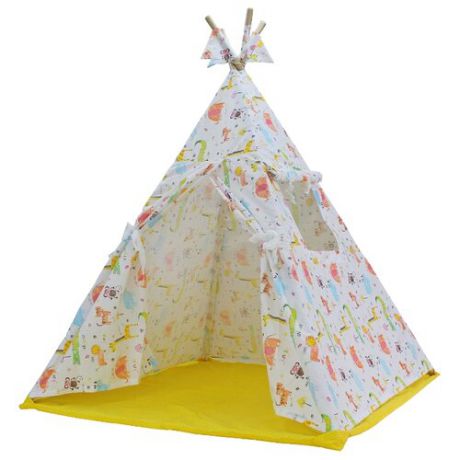Палатка ДоММой Стандартный с ковриком рисунки