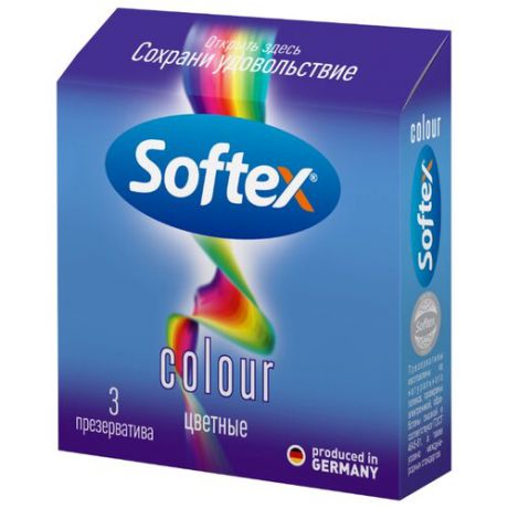 Презервативы Softex Colour 3 шт.