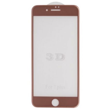 Защитное стекло Liberty Project 3D Tempered Glass с рамкой для Apple iPhone 7 Plus розовый