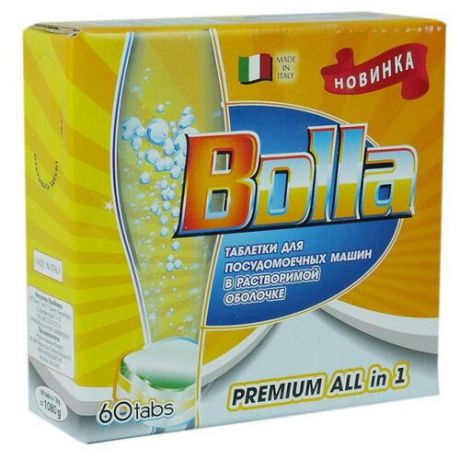 BOLLA Premium All in one таблетки для посудомоечной машины 60 шт.