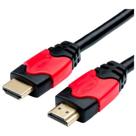 Кабель Atcom HDMI - HDMI Cable 5 м черный/красный