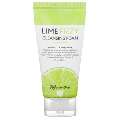 Secret Skin пенка для умывания Lime Fizzy Cleansing Foam, 120 мл