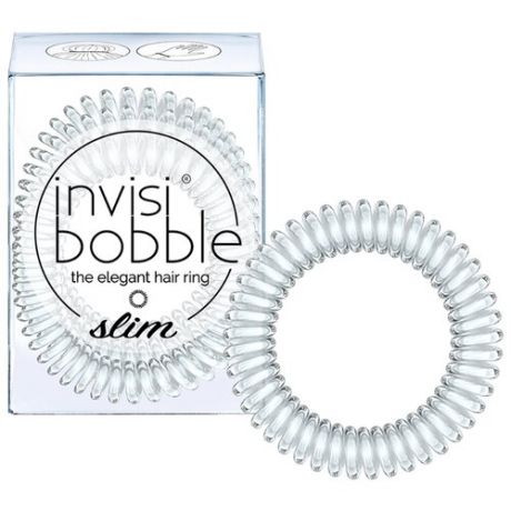 Резинка Invisibobble SLIM 3 шт. crystal clear