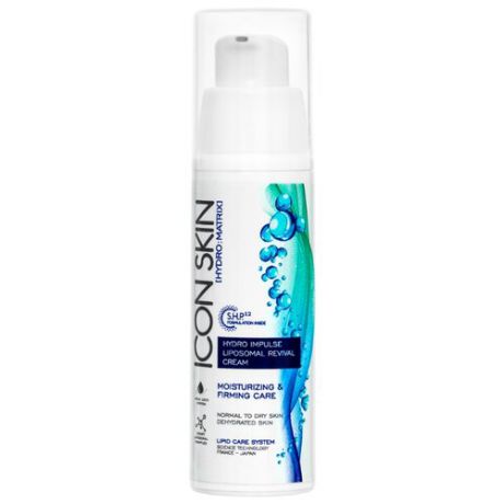 Icon Skin Hydro Impulse Liposomal Revival Cream Увлажняющий крем для лица, шеи и области декольте, 30 мл