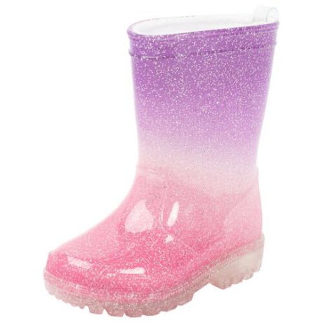 Резиновые сапоги playToday размер 25, фиолетовый/розовый