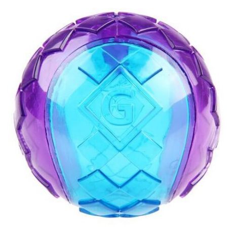 Мячик для собак GiGwi G-Ball Два мяча (75328) фиолетовый/голубой/оранжевый/синий