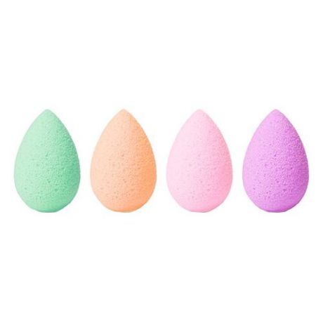 Набор спонжей beautyblender micro.mini correct.four, 4 шт. розовый/фиолетовый/зеленый/оранжевый