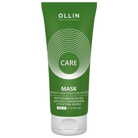 OLLIN Professional Care Интенсивная маска для восстановления структуры волос, 200 мл