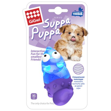Игрушка для собак GiGwi Suppa Puppa Лиса (75455) синий