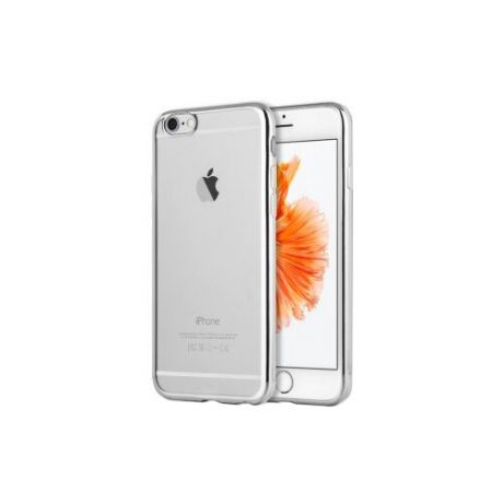 Чехол EVA IP8A010-6 для Apple iPhone 6/iPhone 6S прозрачный/серебристый
