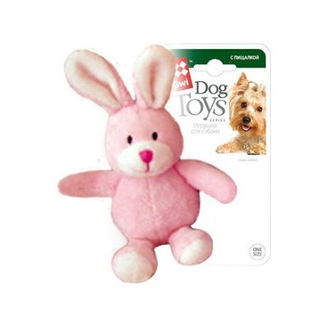 Игрушка для собак GiGwi Dog Toys Зайчик (75119) розовый