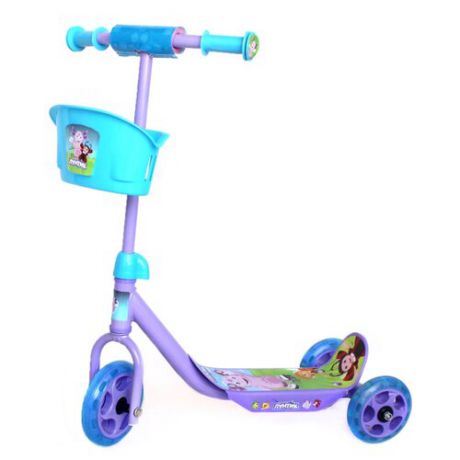 Кикборд Shantou City Daxiang Plastic Toys ST-PL-LNT Лунтик фиолетовый/голубой