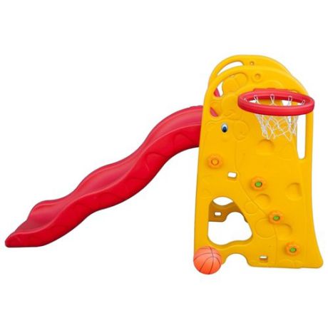 Горка QiaoQiao Toys QQ12066-1 Жираф желтый/красный