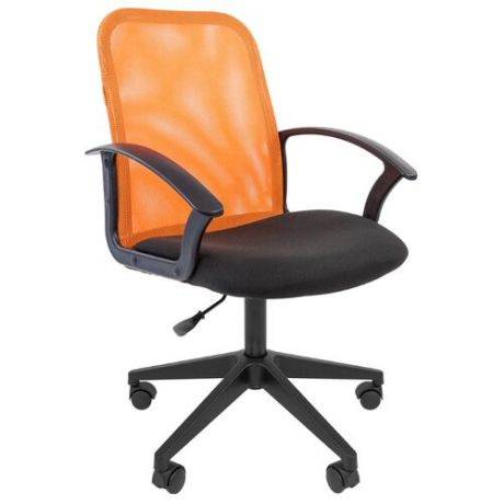 Компьютерное кресло Chairman 615 офисное, обивка: текстиль, цвет: оранжевый