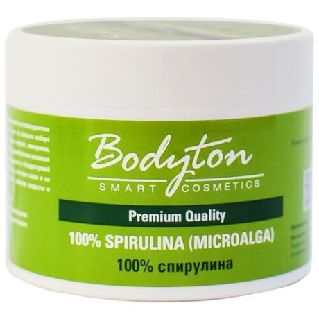 Bodyton Premium Quality 100% спирулина лица, тела и волос, 100 г