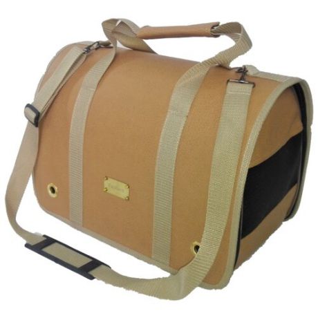 Переноска-сумка для кошек и собак LOORI Z1386 31х20х22 см бежевый