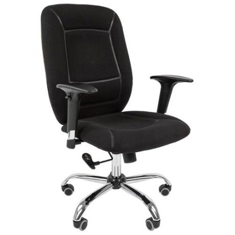 Компьютерное кресло Chairman 888 офисное, обивка: текстиль, цвет: черный
