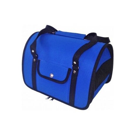 Переноска-сумка для кошек и собак LOORI Z8456 31х20х22 см синий