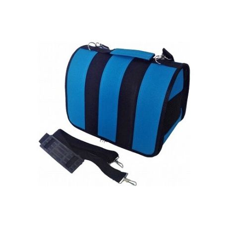 Переноска-сумка для кошек и собак LOORI Z8685/Z8722 31х20х22 см синий
