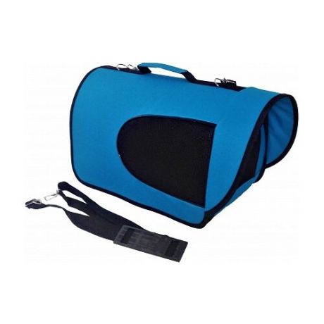 Переноска-сумка для кошек и собак LOORI Z4186 49х30х35 см синий