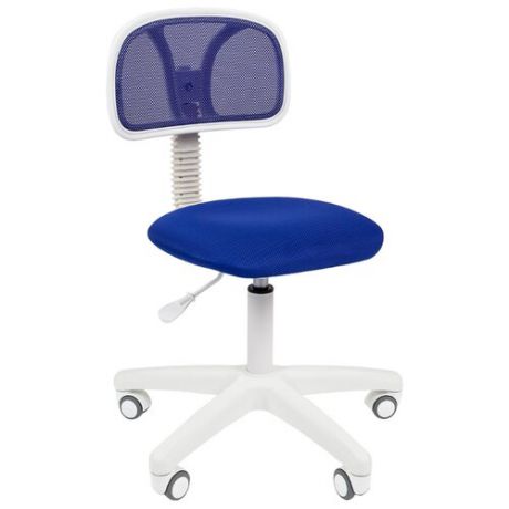 Компьютерное кресло Chairman 250 офисное, обивка: текстиль, цвет: белый/синий