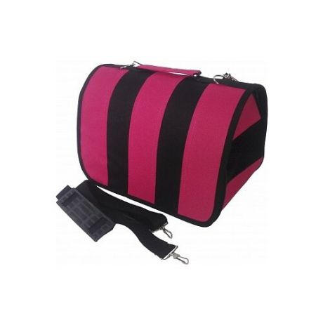 Переноска-сумка для кошек и собак LOORI Z8685/Z8722 31х20х22 см розовый