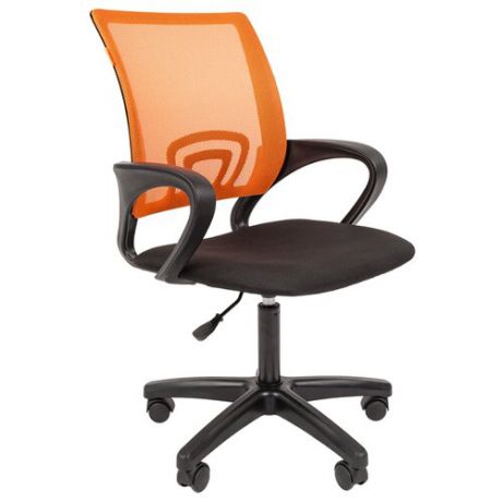 Компьютерное кресло Chairman 696 LT офисное, обивка: текстиль, цвет: оранжевый