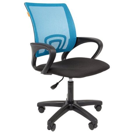 Компьютерное кресло Chairman 696 LT офисное, обивка: текстиль, цвет: голубой