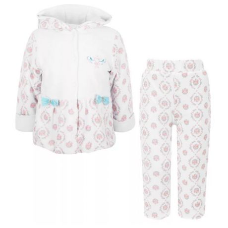 Комплект одежды Sonia Kids размер 80, белый/розовый