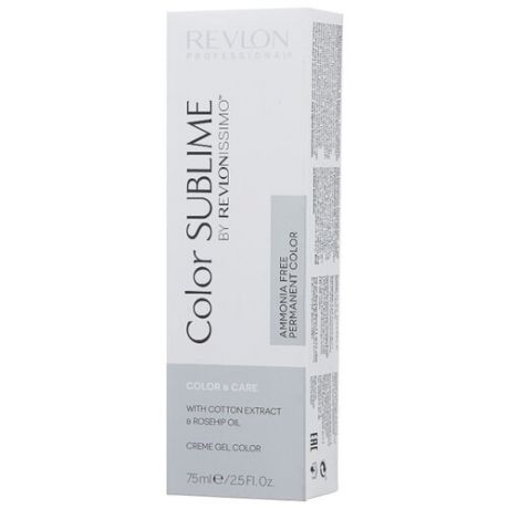 Revlon Professional Revlonissimo Color Sublime стойкая краска для волос, 75 мл, 6.40 темный блондин интенсивный медный