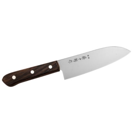 FUJI CUTLERY Нож сантоку 14 см серебристый/коричневый