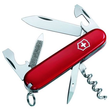 Нож многофункциональный VICTORINOX Sportsman (13 функций) красный