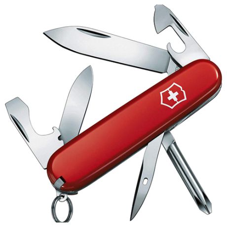 Нож многофункциональный VICTORINOX Tinker Small (12 функций) красный