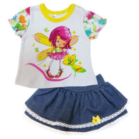 Комплект одежды Sonia Kids размер 86, белый/синий