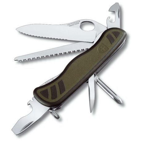 Нож многофункциональный VICTORINOX Military (10 функций) зеленый