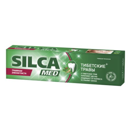 Зубная паста SILCA Med Тибетские травы, 130 г