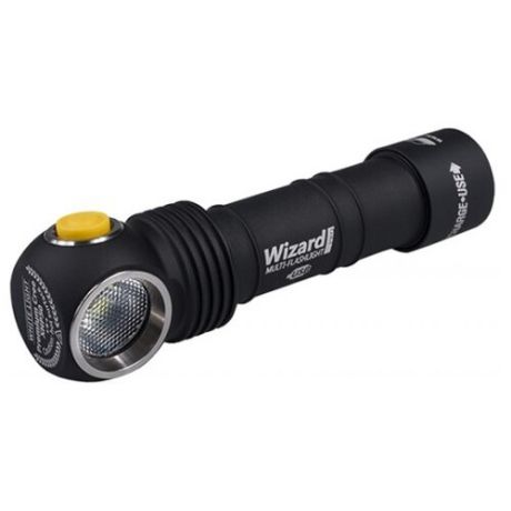 Ручной фонарь ArmyTek Wizard Pro v3 XHP50 Magnet USB + 18650 Li-Ion (белый свет) черный
