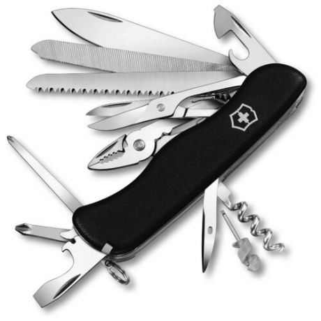 Нож многофункциональный VICTORINOX Work Champ (0.9064) (21 функций) черный