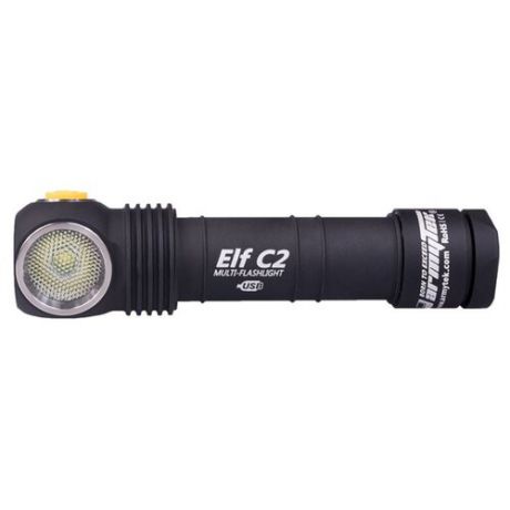 Ручной фонарь ArmyTek Elf C2 Micro-USB XP-L (теплый свет) + 18650 Li-Ion черный