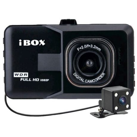 Видеорегистратор iBOX PRO-790, 2 камеры черный