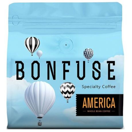 Кофе в зернах Bonfuse America, арабика/робуста, 250 г