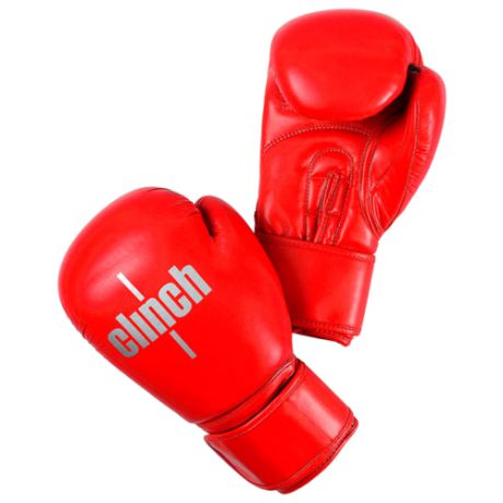 Боксерские перчатки Clinch Olimp plus красный 12 oz