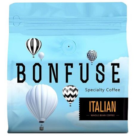 Кофе в зернах Bonfuse Italian, арабика/робуста, 250 г