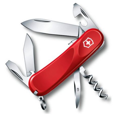 Нож многофункциональный VICTORINOX Evolution S101 (12 функций) красный