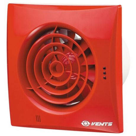Вытяжной вентилятор VENTS 100 Квайт, красный 7.5 Вт