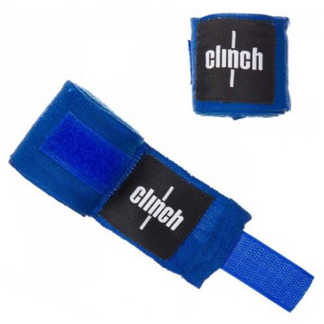 Кистевые бинты Clinch Boxing Crepe Bandage Punch 255 см синий